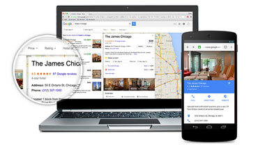 Street View in Google Search per Hotel